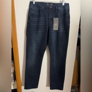 Men's Slim Fit Jeans in Dark Blue